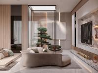 Luxe master bedroom suite ontwerpinspiratie