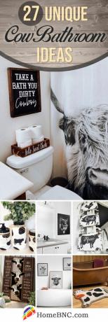 Kuh-Badezimmer-Dekor-Ideen