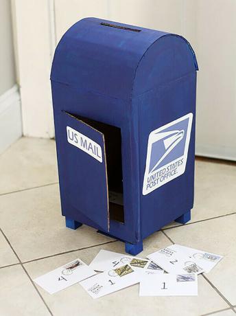 Аутентичный проект почтового ящика из картона своими руками