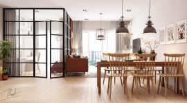 6 eleganckich apartamentów typu studio z sypialniami ze szklanymi ścianami