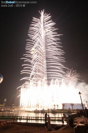 fuochi d'artificio burj khalifa