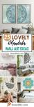 25 melhores arte de parede de mandala para alcançar a serenidade em casa em 2022