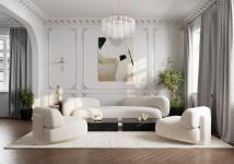 51 neoklassizistische Wohnzimmer mit Tipps und Accessoires, die Ihnen bei der Gestaltung Ihres Wohnzimmers helfen