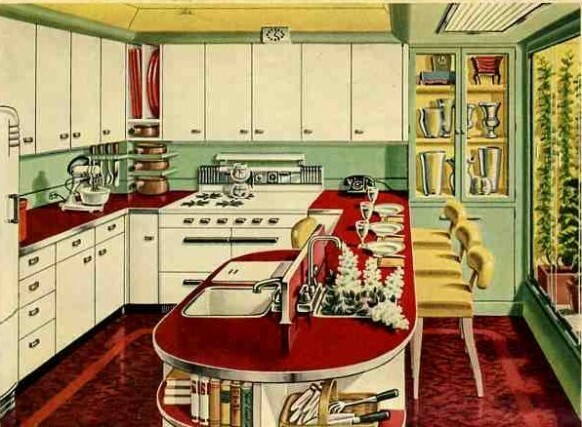 retro-mutfak 1940'lar