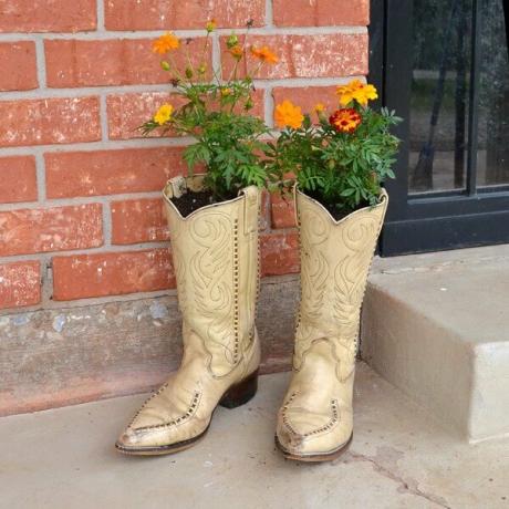 Deze laarzen zijn gemaakt om te planten