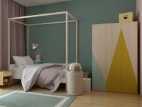 Inspiroivia moderneja makuuhuoneita lapsille: värikkäitä, omituisia ja hauskoja