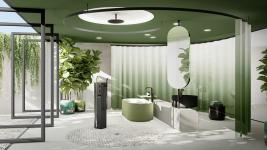 40 ไอเดียการออกแบบห้องน้ำสีเขียวพร้อมเคล็ดลับและอุปกรณ์เสริมที่จะช่วยคุณตกแต่งห้องน้ำของคุณ