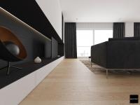 Dois apartamentos modernos e minimalistas com detalhes luxuosos sutis