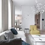 3 svetlé interiéry s kreatívnymi farbami