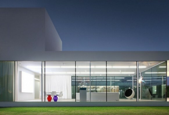Moderne villa VH av Beel Achtergael Architecten Livingroom