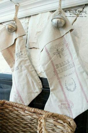 Vintage Look Ranskan Feedsack -sukat