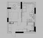 Чистые, свежие и компактные домашние интерьеры до 40 кв.м (с планами этажей)