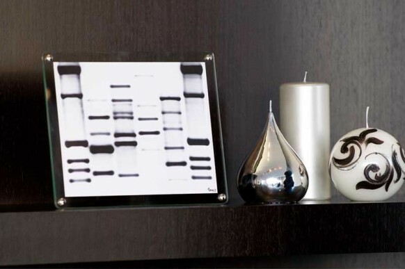 mini DNA preto branco