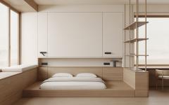 Идеи встроенной мебели для интерьеров Japandi