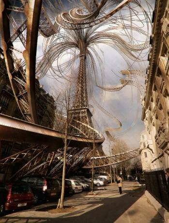 Eiffelova věž-vizualizace