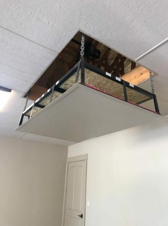 Dachbodenlift für Schwerlastlagerung